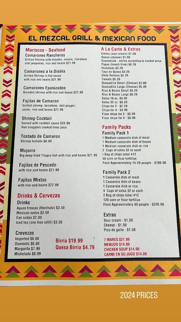 Mexican restaurant interior with warm, quiet seating.