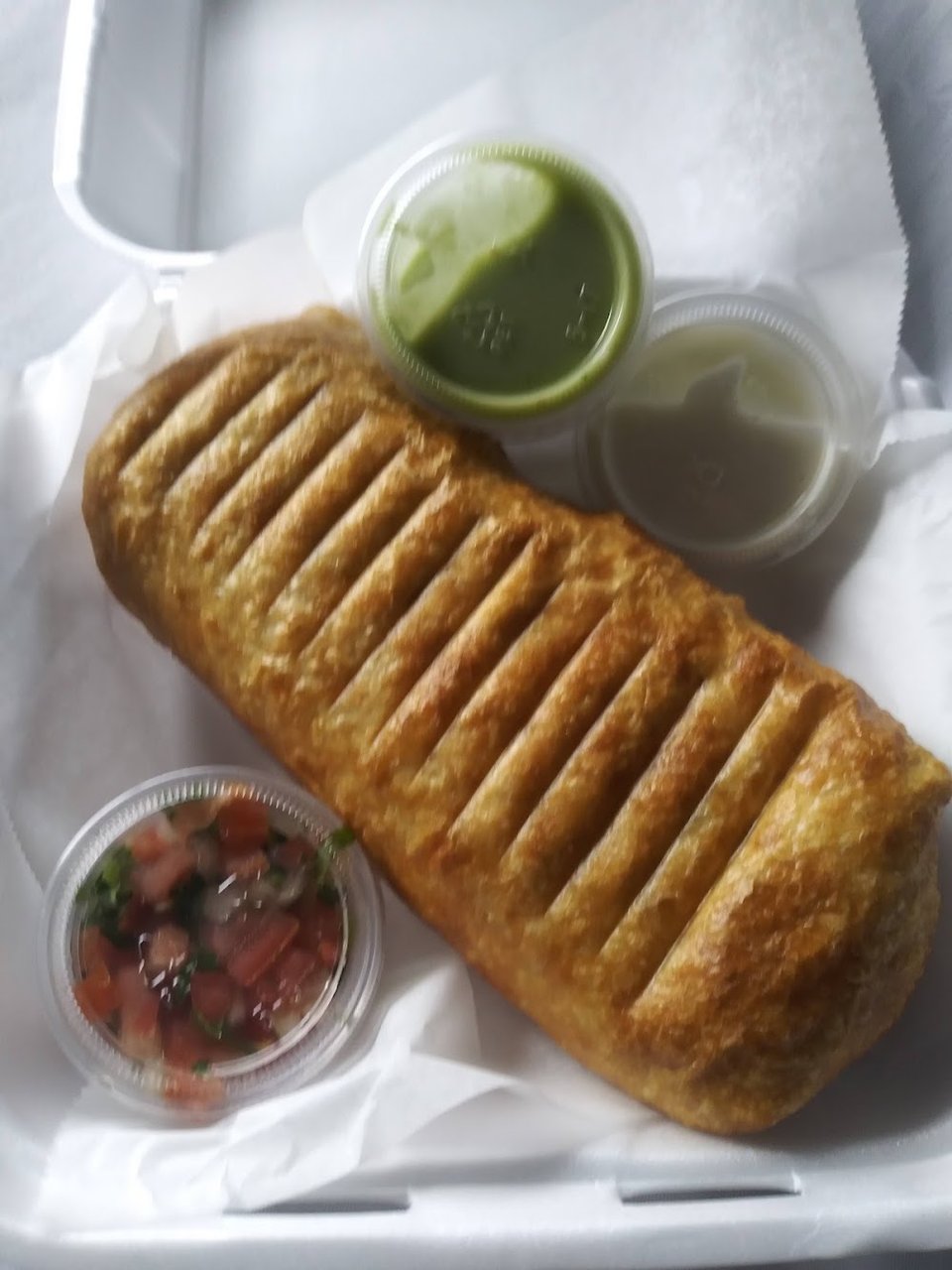 Printed menu with breakfast, lunch, and dinner sections.